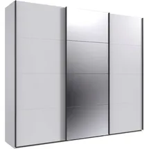 WIMEX Schiebetürenschrank Mugano 270 x 236 x 65 cm Schwarz/Weiß