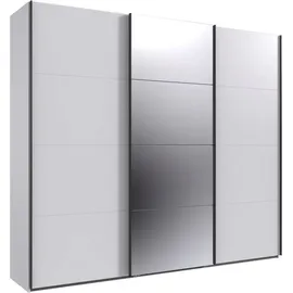 WIMEX Schiebetürenschrank Mugano 270 x 236 x 65 cm Schwarz/Weiß
