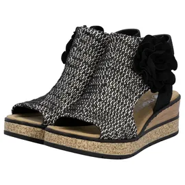 Rieker Keilsandaletten Damen Schwarz 41