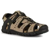 GEOX Uomo Strada C Sport Sandal Herren LT Taupe 41