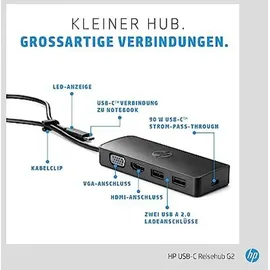 HP USB-C Travel Hub G2 EURO 235N8AA#ABB