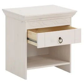 OTTO home Nachtschrank Indra 50 x 38 x 51,5 cm Weiß