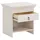 OTTO home Nachtschrank Indra 50 x 38 x 51,5 cm Weiß