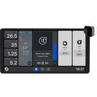 Shelly Wall Display X2 Black + Blu H&T Black