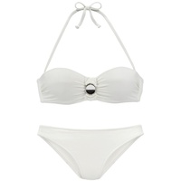 JETTE Bügel-Bandeau-Bikini Damen weiß Gr.38 Cup A