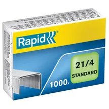 Rapid Heftklammern 21/4mm Standard, verzinkt, 1000 Stück