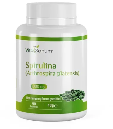 VitaSanum® - Spirulina (Arthrospira platensis) 1000 mg 90 Tabletten