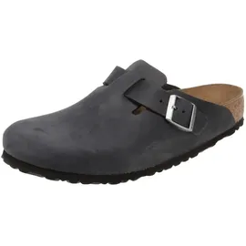 Birkenstock Boston Nubukleder geölt schwarz 44