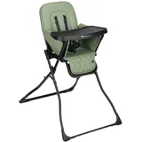 Bebeconfort Hochstuhl Mallow, ab Geburt nutzbar mit Liegeposition wiegt nur 5,6 kg, - Mineral Green