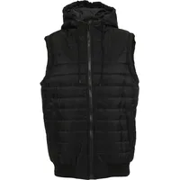 DEF Quilted Vest in schwarz L