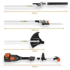 FUXTEC FX-E2MTSET mit 2 Akkus