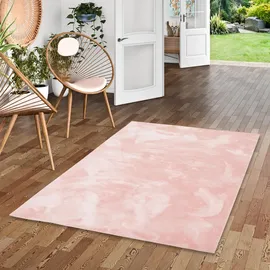 Pergamon Luxus Super Soft Fellteppich Pearl Rosa 80x150cm