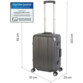 TRAVELHOUSE London Koffer-Set 3-tlg. grau