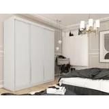 Beautysofa Schiebetürenschrank MARIO Farbvarianten und Breite zur Auswahl weiß 180 cm