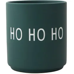 Design Letters - AJ Favourite Porzellan Becher, Ho Ho Ho / grün
