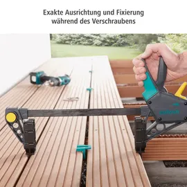 WOLFCRAFT Einhandzwinge Kunststoff 45 cm schwarz