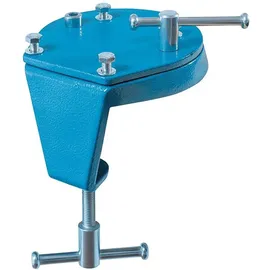 BROCKHAUS HEUER Schraubstock Metall 120 mm blau