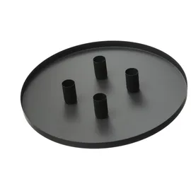 MARELIDA Stabkerzenhalter magnetisch Kerzenständer D: 30cm Kerzentablett Advent