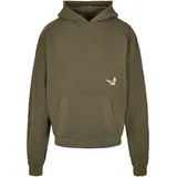 Mister Tee K-dot Heavy Oversize Kapuzenpullover Olive S