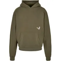 Mister Tee K-dot Heavy Oversize Kapuzenpullover Olive S