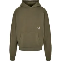 Mister Tee K-dot Heavy Oversize Kapuzenpullover Olive S