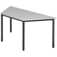 Bümö Besprechungstisch, Grau, Schwarz, Nachbildung, 160x72x69 cm, FSC Mix,