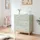 [en.casa] Wickelkommode Sarievn mit Wickelauflage 100x80x53 cm Mintgrün