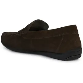 GEOX U ASCANIO C Moccasin, Dark Brown, 41 EU