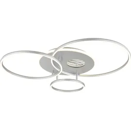 GLOBO LED-Deckenleuchte Invertina Alu, Eisen, Stahl & Metall Silber