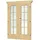 SKANHOLZ Doppeltür für Gartenhaus 117,5 x 186,5 cm vollverglast Beige