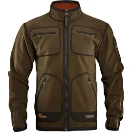 Härkila Wende-Fleecejacke Kamko hunting green/orange blaze 3XL