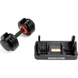 nordcore Verstellbare Kurzhantel 25 kg schwarz