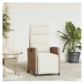 vidaXL Gartensessel 58 x 199 x 58 cm beige