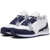 Puma St Runner V4 Nl Jr Sneaker, Feather Gray Puma White Puma Navy Cool Mid Gray, 36 EU