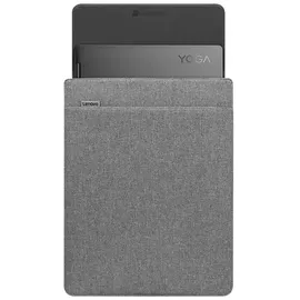 Lenovo Yoga Laptophülle|14,5 Zoll|Magnetverschluss|schlank & leicht, aus recycelten Materialien|Separates Zubehörfach|grau