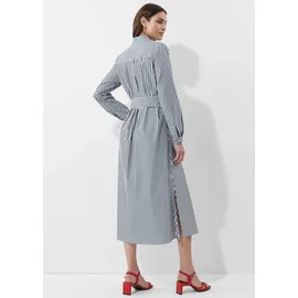 ALBA MODA Midikleid Blau/Weiß 40