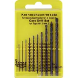 Donau Elektronik HSS100 HSS Kernlochbohrer-Set 10teilig DIN 338 Zylinderschaft 1 Set