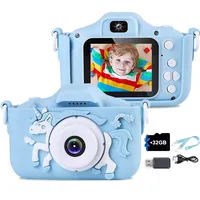 Kinderkamera,ZHUTA 2.0”Display Kinder Digitalkamera mit 32GB SD-Karte,20 Megapixel 1080P HD Kinder Kamera Selfie Digitalkamera Spielzeug Geschenke für 3-12 Jahre Jungen und mädchen