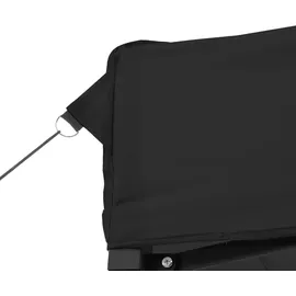 vidaXL Partyzelt Faltbar Pop-Up Schwarz 410x279x315 cm