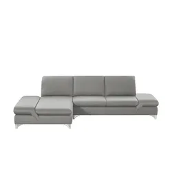 W.SCHILLIG Ecksofa ¦ grau ¦ Maße (cm): B: 314 H: 84 T: 198