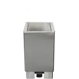 Saro Edelstahlmülleimer 90 Liter,
