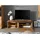 Massivmoebel24 New Amsterdam TV-Lowboard 150 cm x 50 cm x 48 cm Beige Holz