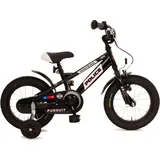 Bachtenkirch Kinderfahrrad 14 Zoll NEW POLICE, schwarz/weiß (551-PC-32) - Schwarz