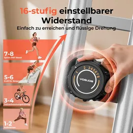 YoSuDa 5 in 1 Heimtrainer Fahrrad schwarz