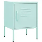 vidaXL Nachtschrank Valerij 35 x 35 x 51 cm Minzgrün