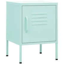 vidaXL Nachtschrank Valerij 35 x 35 x 51 cm Minzgrün
