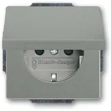 Busch-Jaeger Steckdoseneinsatz 20 EUKBR-803 Graumetallic 1 St.