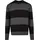 URBAN CLASSICS Heavy Oversized Striped Sweatshirt Black / Dark Shadow L