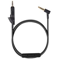 kwmobile Audio-Kabel, Kopfhörerkabel für Bose QuietComfort 15 - Ersatz Kabel 150 cm Mikrofon Lautstärkeregler - 3.5mm Klinke schwarz