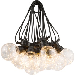 Globo, Lichterkette, LED Lichterkette schwarz 10xLED (7.50 m)